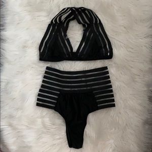 Black Fashion Bathing Suit